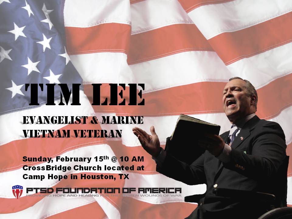Special Guest Speaker Evangelist & Marine Vietnam Veteran, Tim Lee —  CrossBridge Church