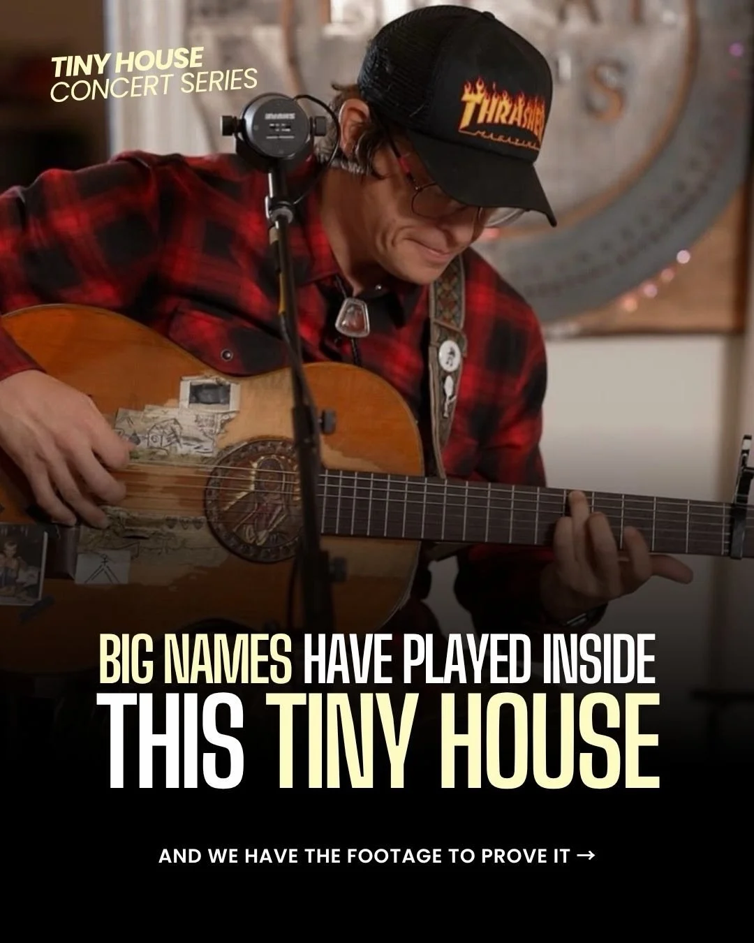 A lot has happened inside this little house&hellip;

Including the time Stephen Wilson Jr. showed up with Lukas Nelson, a well-loved Craigslist guitar and &ldquo;Disappearing Light.&rdquo;

Just in case this piece of Tiny House history missed your fe