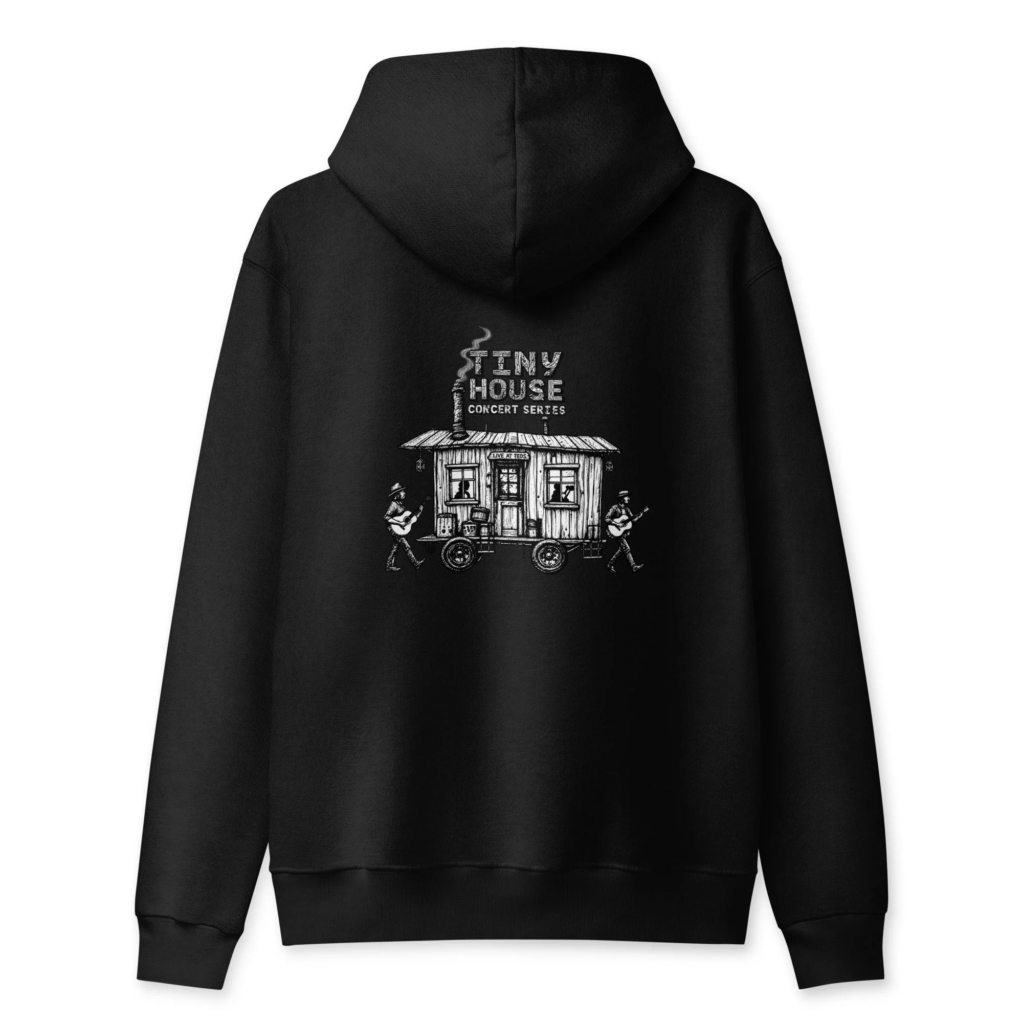Tiny House Black & White Zip Up