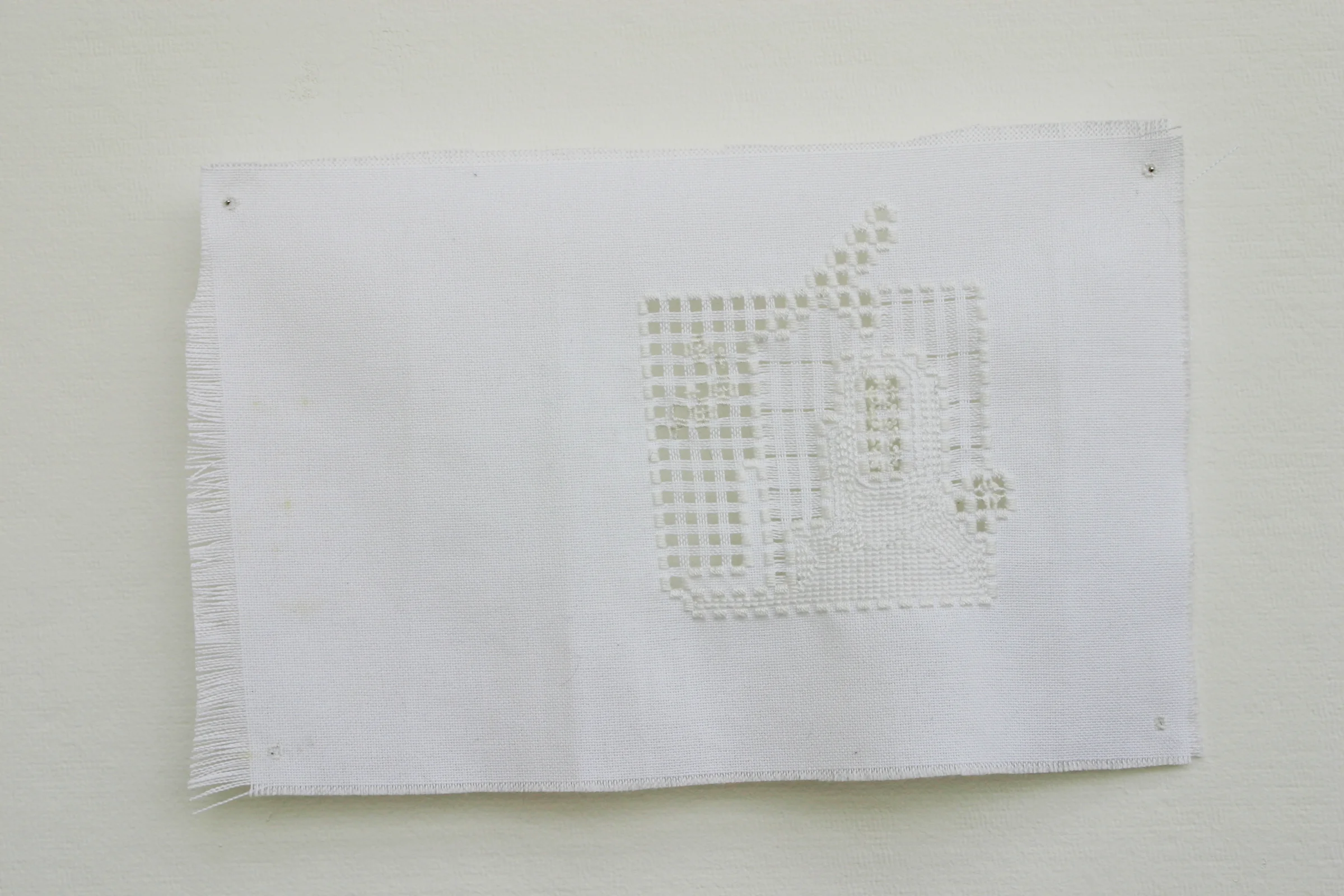 1. Embroidery on cotton. 6.25"x7.75". 2011