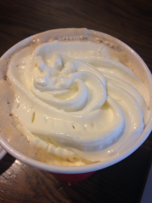 Where are my praline bits that are supposed to go on top, Starbucks? #mad