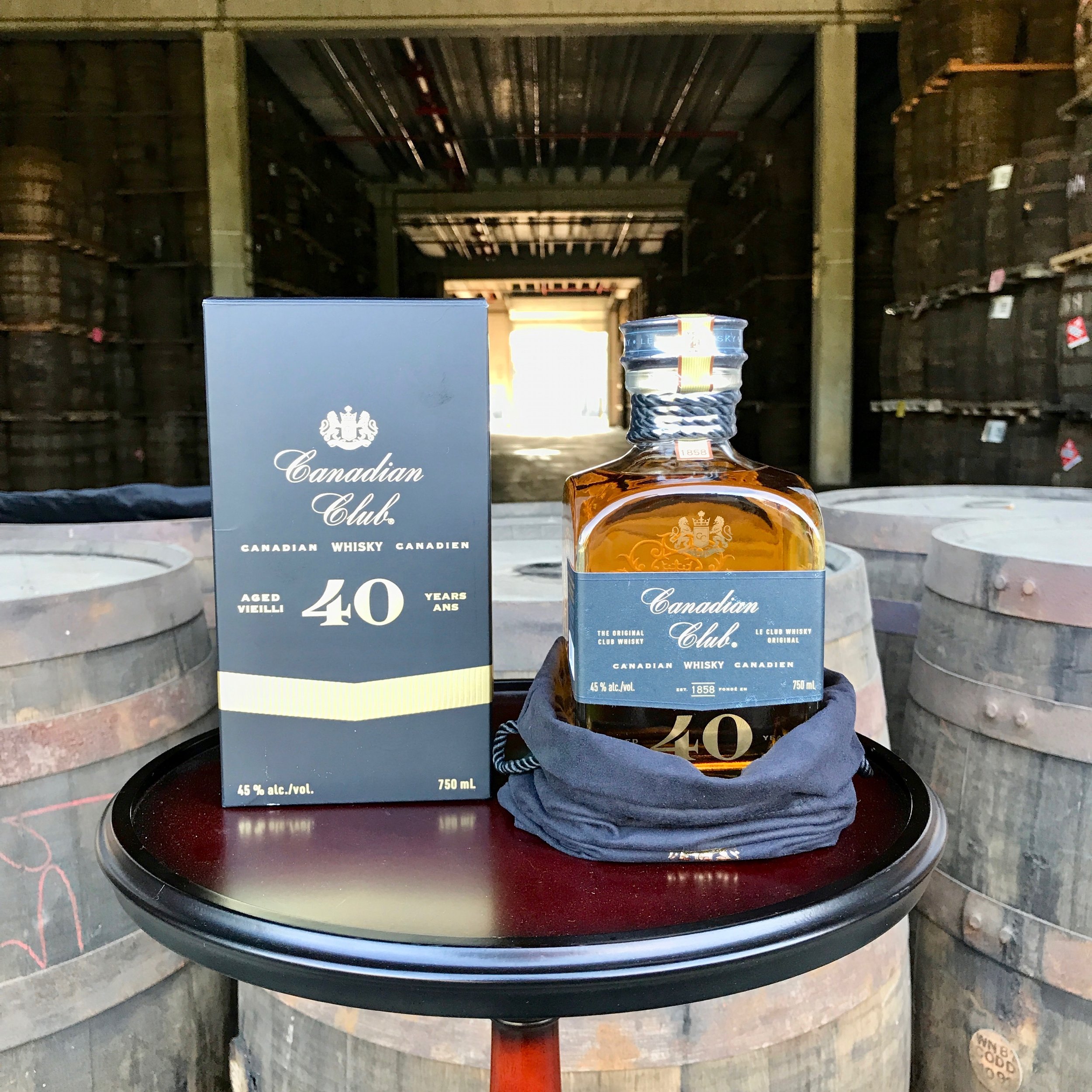 Canadian Club Aged 40 Years your everyday - — Buzz Rye Not Whisky CC