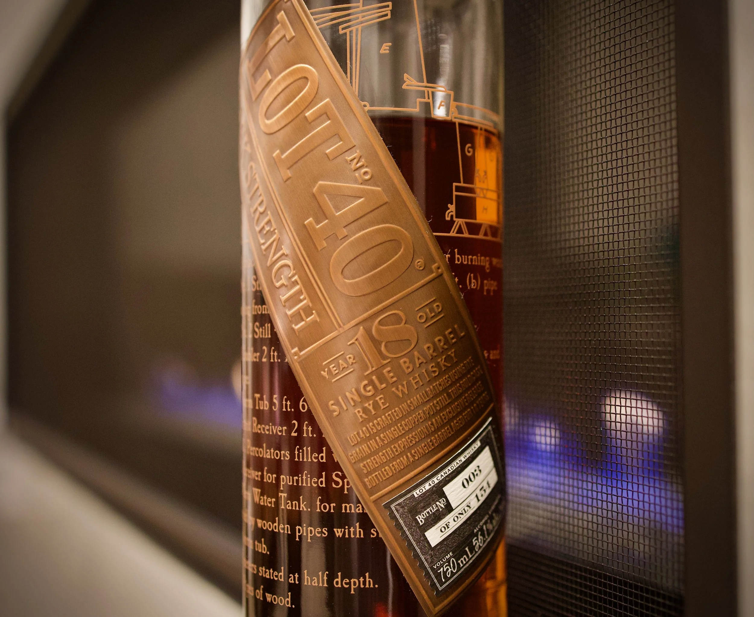 Lot 40 18 Year Old Cask Strength Single Barrel