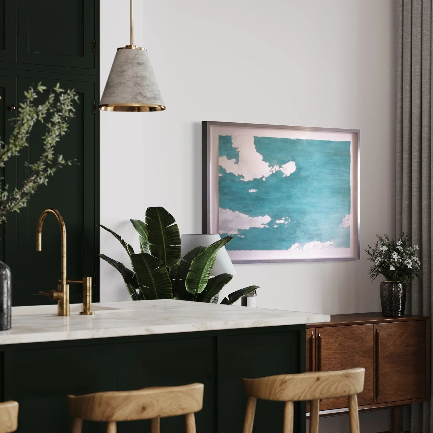 Neutral doesn&rsquo;t mean flat.
Texture, depth, and reflective detail give this original artwork a quiet richness in a room.

Designed with interior designers and collectors in mind.