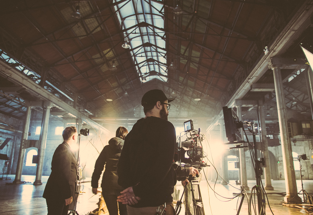 Shooting for The History Channel