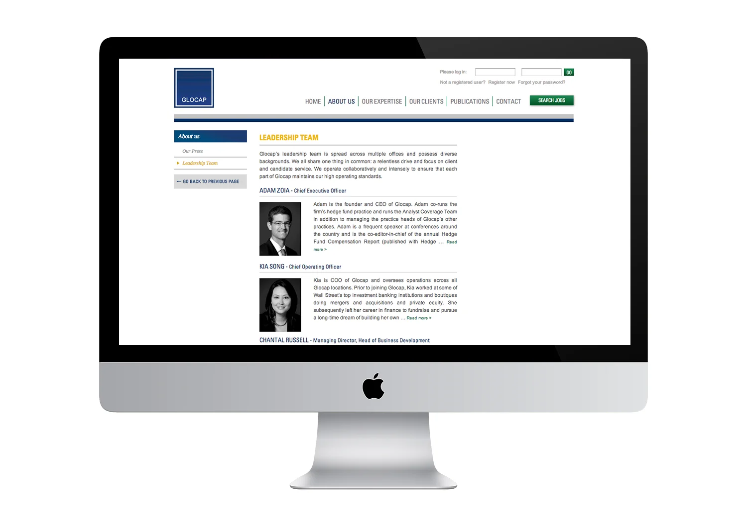 Glocap_Website_Team