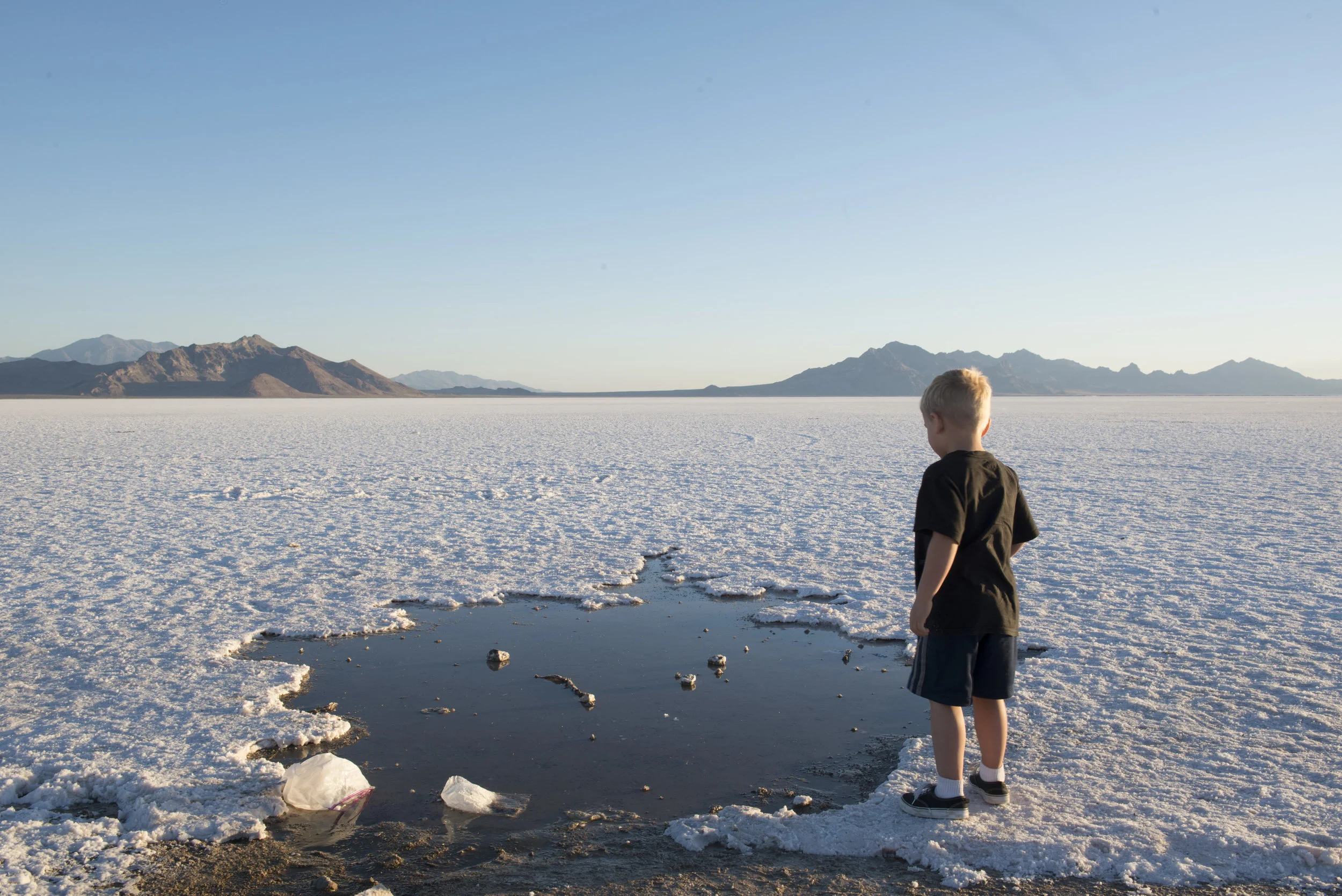 Bonneville Salt Flats, UT. 