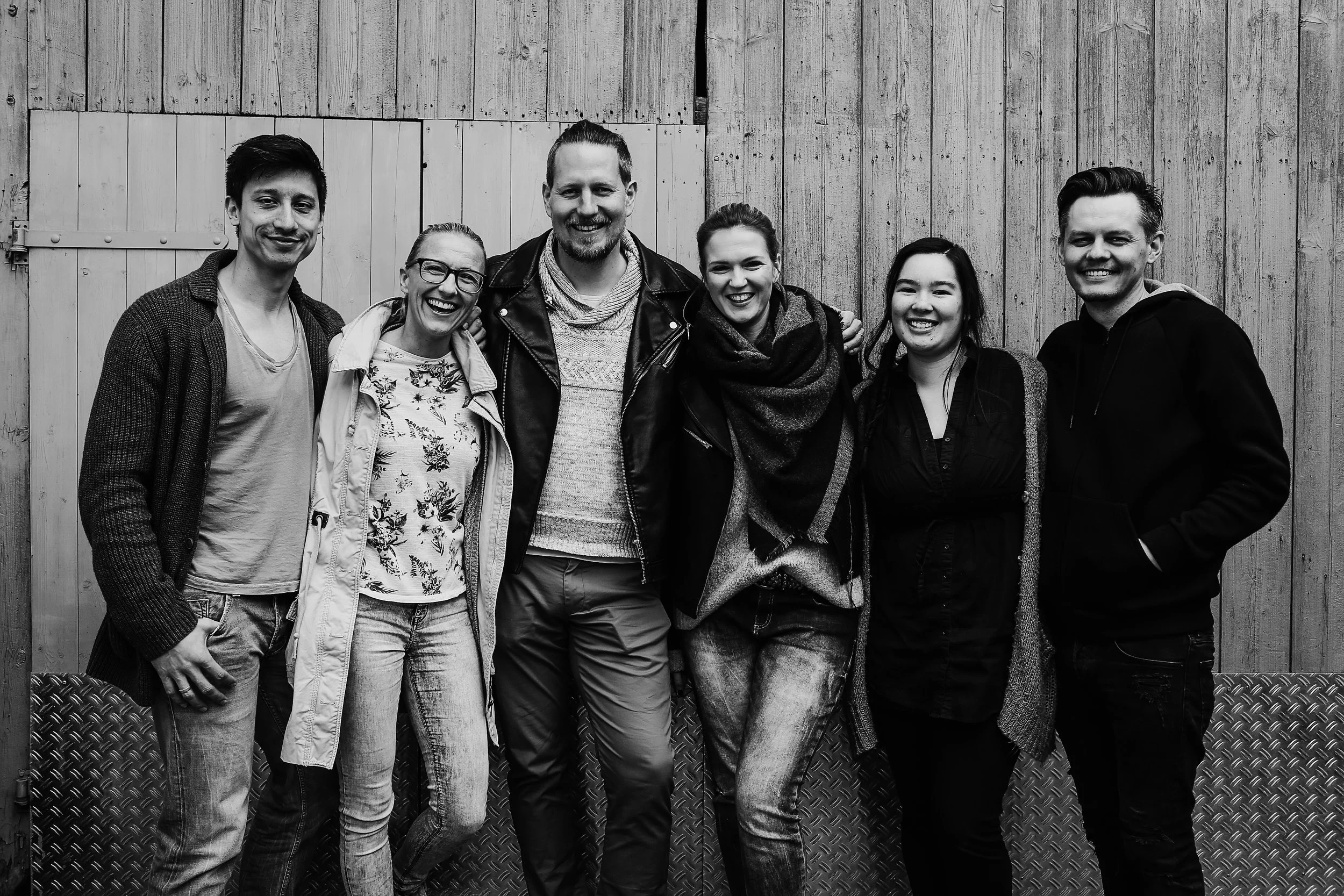 Olli, Nadine, Jan, Nicole, Kate und Sergej
