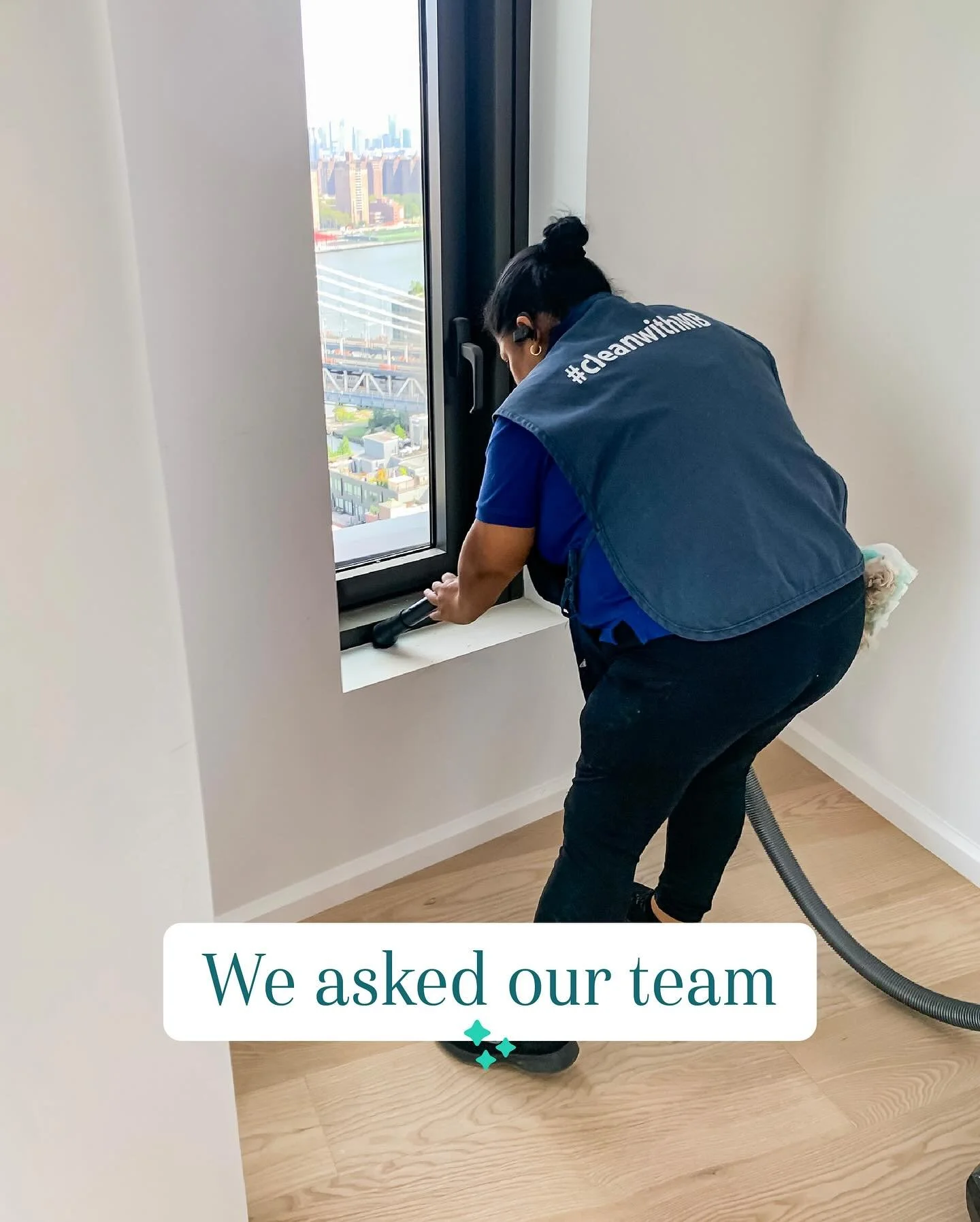 We asked our team: &ldquo;What&rsquo;s one spot most people forget to clean this time of year?&rdquo;

The answer? Baseboards and behind furniture.

Dust, allergens, and even cobwebs tend to build up in those hidden spots over summer.

✔️ Pro tip: Ad