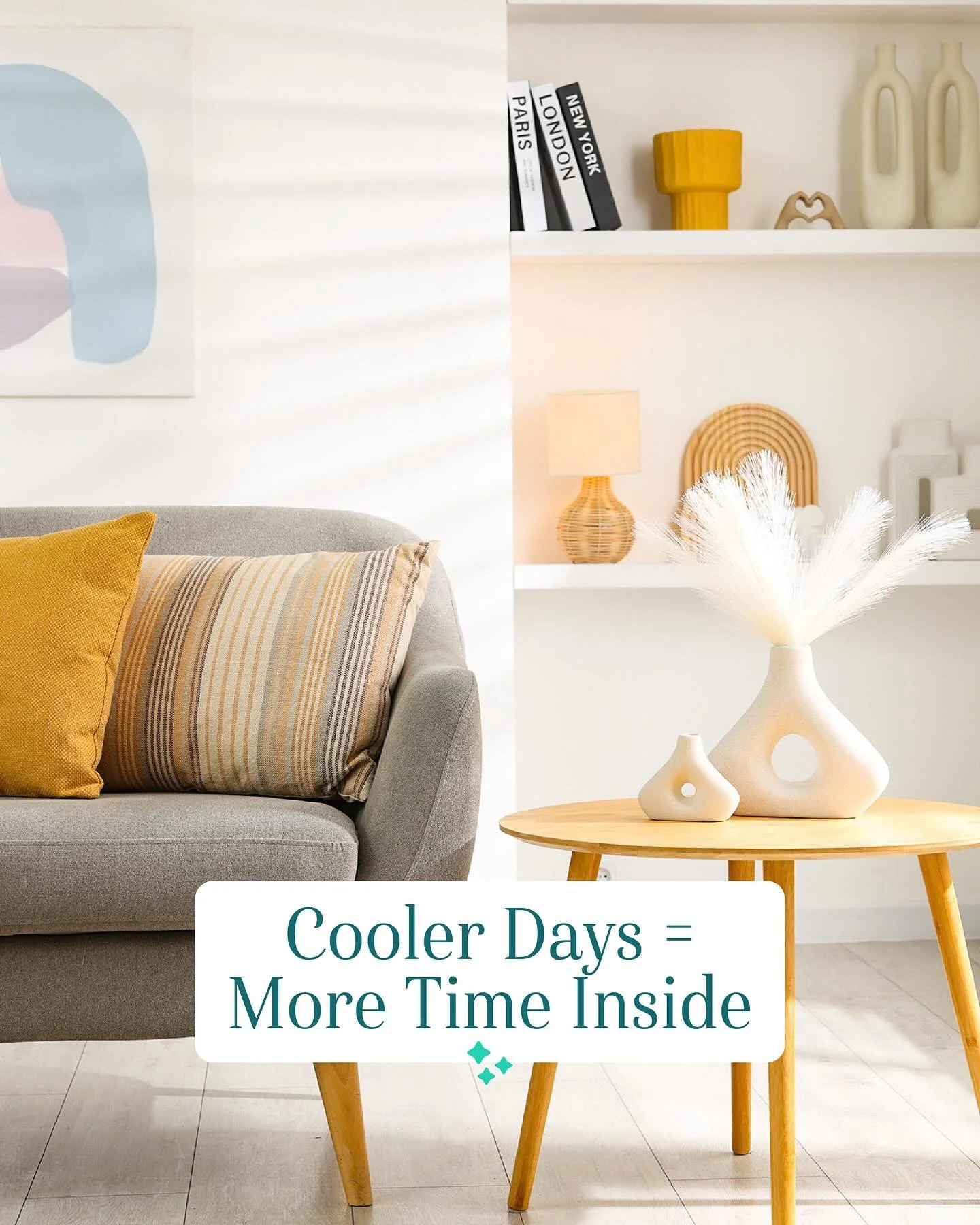 Cooler days = more time inside 🛋️🍂

And nothing ruins cozy vibes like dusty corners, musty smells, or crumbs under the couch (we&rsquo;ve all been there).

This is the perfect time to give your living room a real refresh &mdash; we&rsquo;re talking