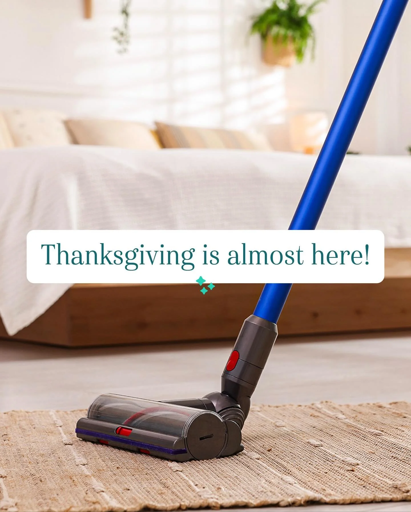 🍁✨ Thanksgiving is almost here!

Take a little time this week to tidy up, organize your space, and prep your home so you can enjoy the holiday without stress.
No time? No worriee! We can do it for you! A clean, calm environment means more room for g
