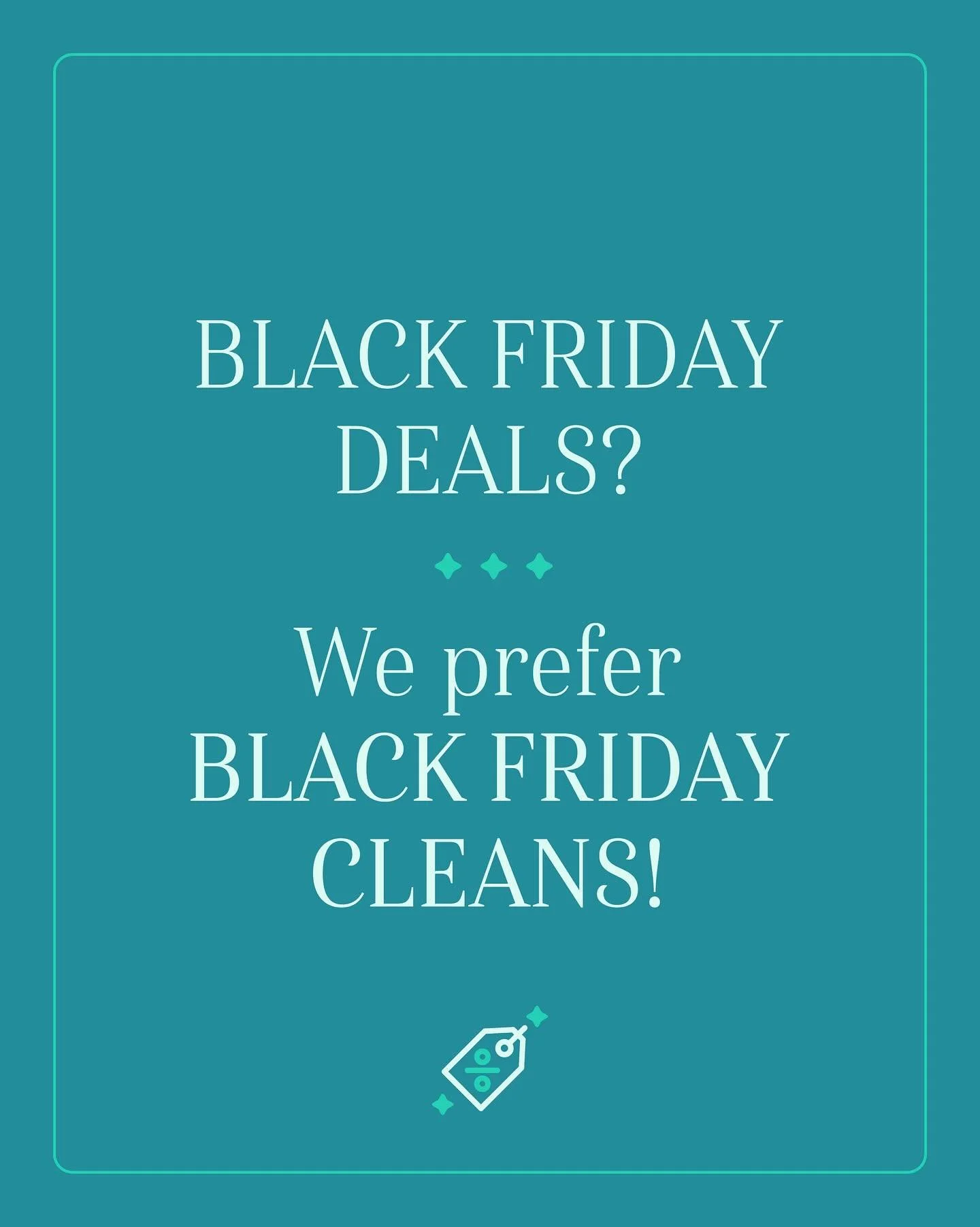 BLACK FRIDAY DEALS? We prefer BLACK FRIDAY CLEANS. 

If you&rsquo;re out shopping, we&rsquo;ll take care of your home! 🏡💚
Skip the chaos and come home to a calm, spotless space&mdash;because nothing beats a clean home after a busy day. 🌿

#MBGreen