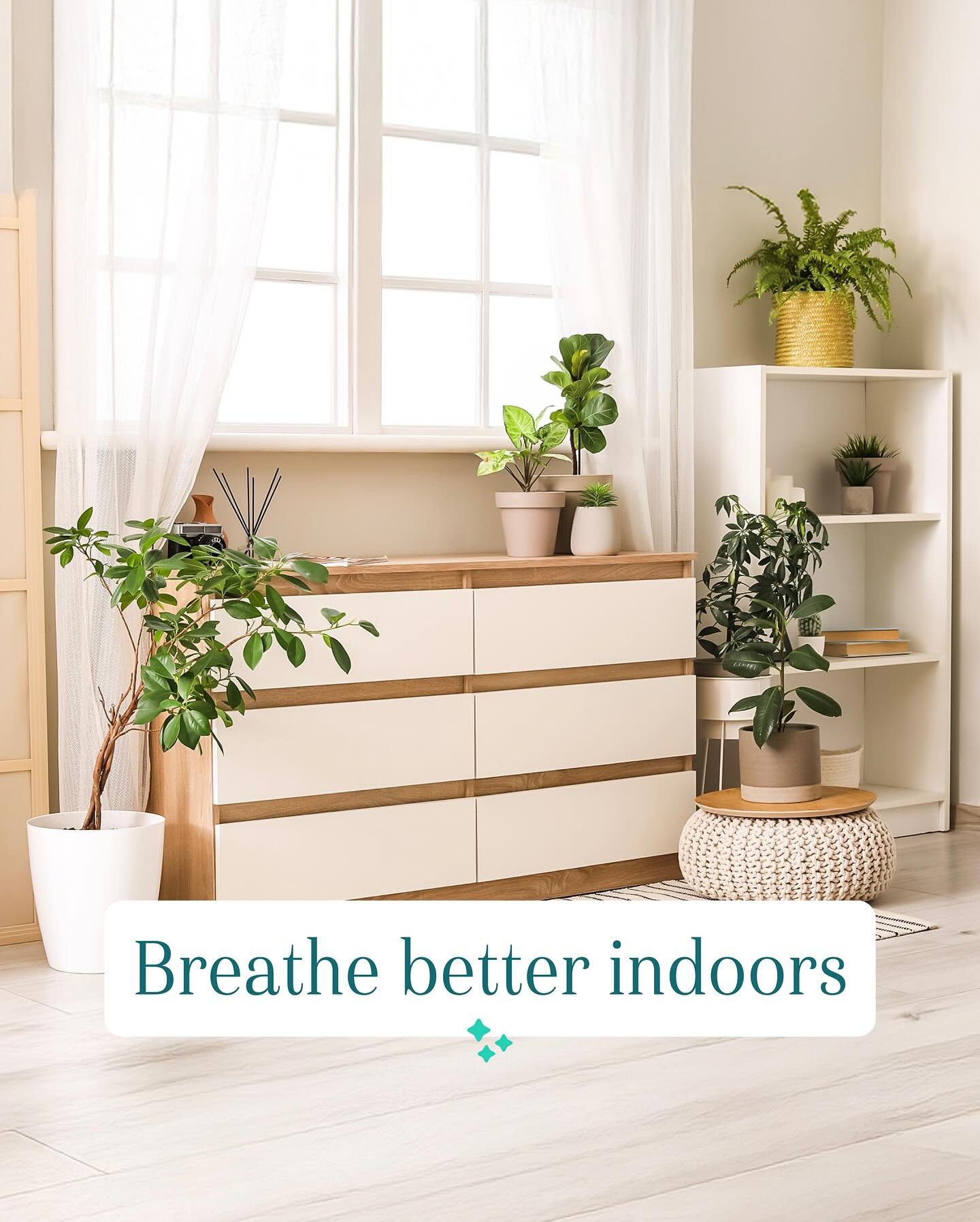 ✨ Breathe better indoors ✨

During winter, we spend more time inside&mdash;and clean indoor air really matters. 🌿

A well-cleaned home helps reduce dust, allergens, and buildup, making your space feel fresher and more comfortable every day. 

Becaus