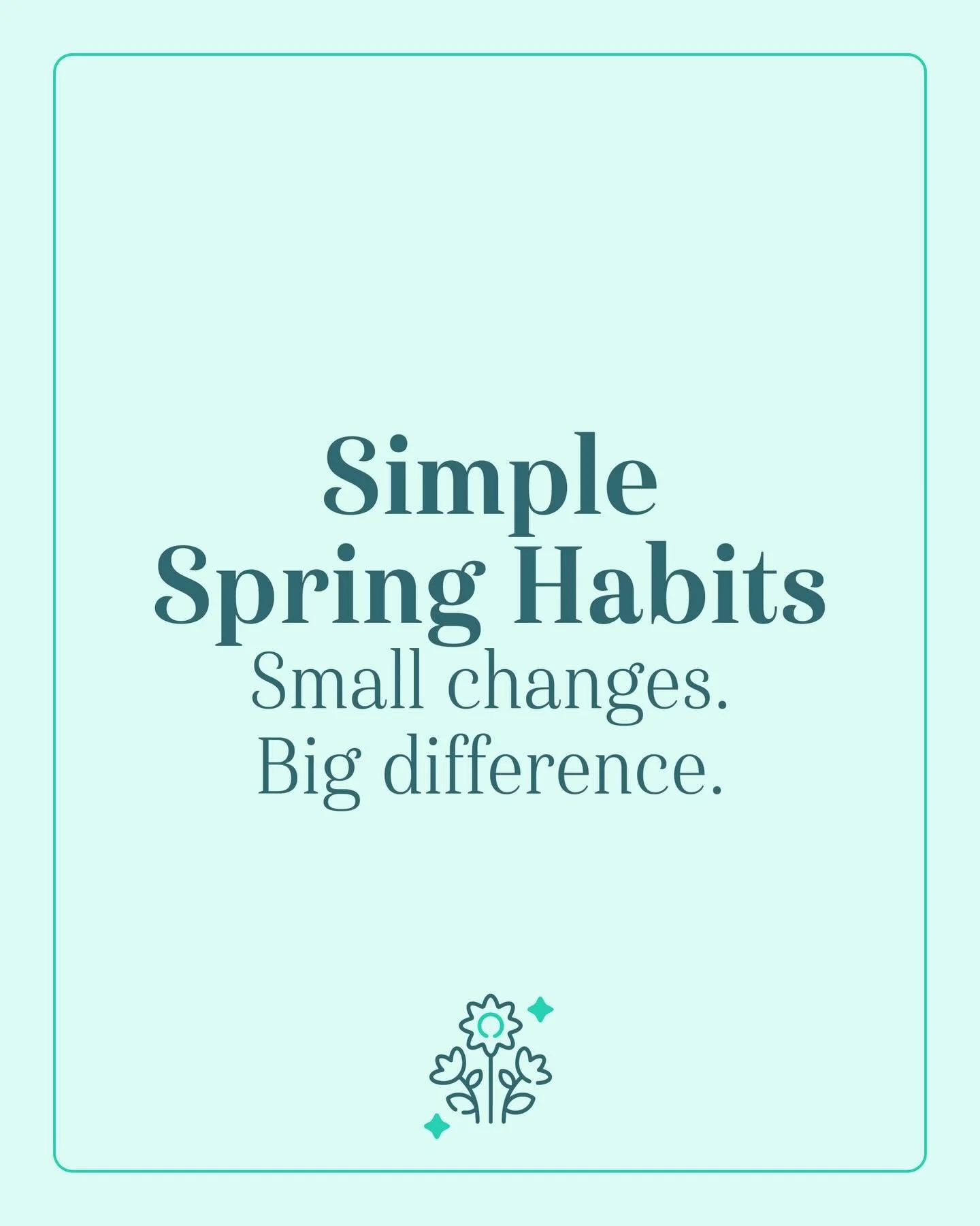 ✨ Simple spring habits ✨

The shift into a new season doesn&rsquo;t have to feel overwhelming. A few small resets&mdash;like wiping high-touch areas and refreshing fabrics&mdash;can instantly make your home feel lighter. 🌿

And this is just part of 