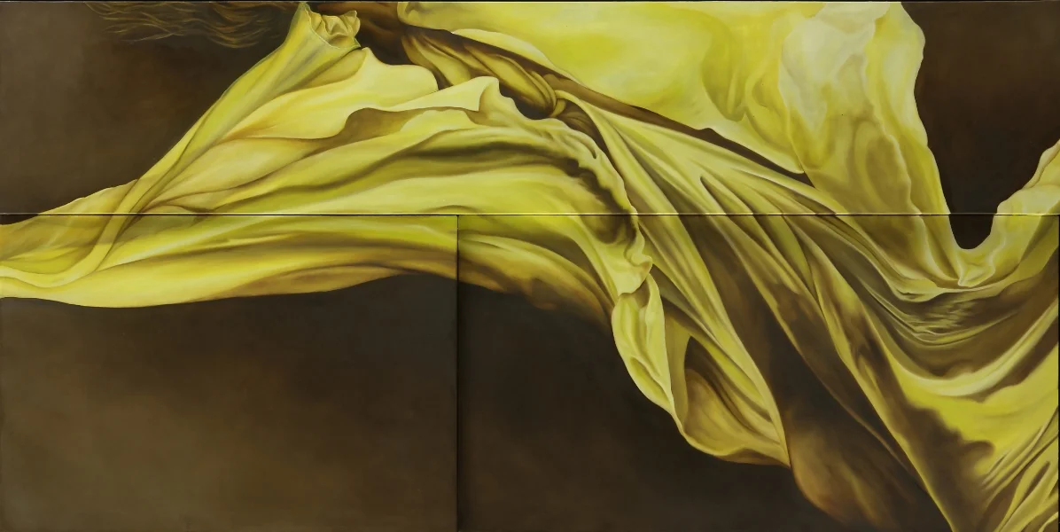 Chloe 36" x 60" Oil on Multi level canvas