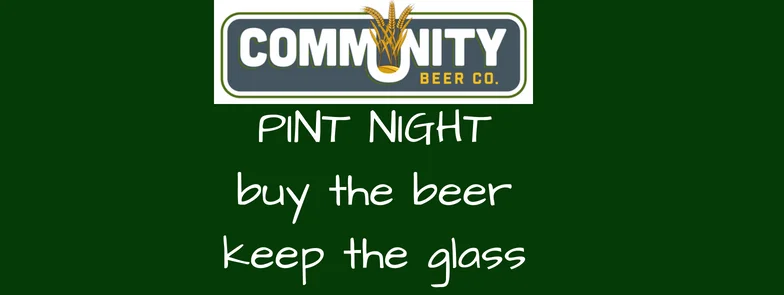 Pint Night w/ Community Brewing Co.