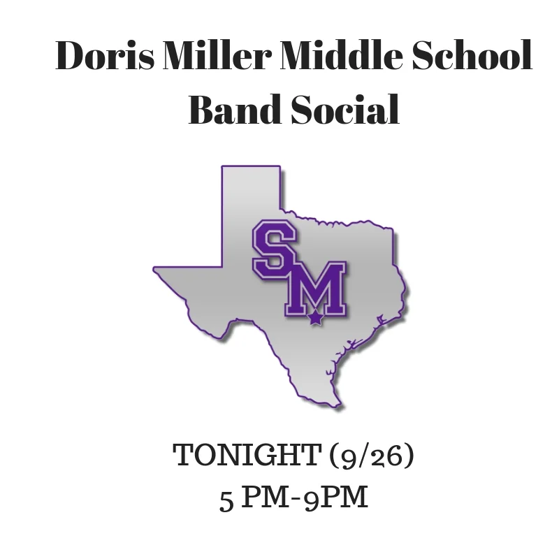 Doris Miller Middle School Band Social