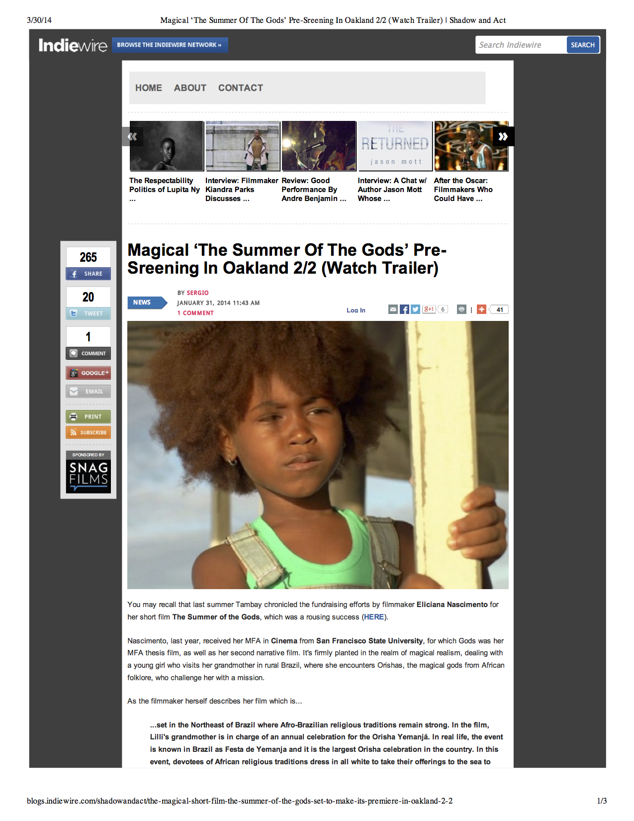 Source: IndieWire , U.S.A.