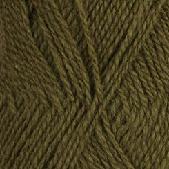Vintage Bernat Opalette 55% Wool Yarn 1 Oz Skein Olive Green NOS
