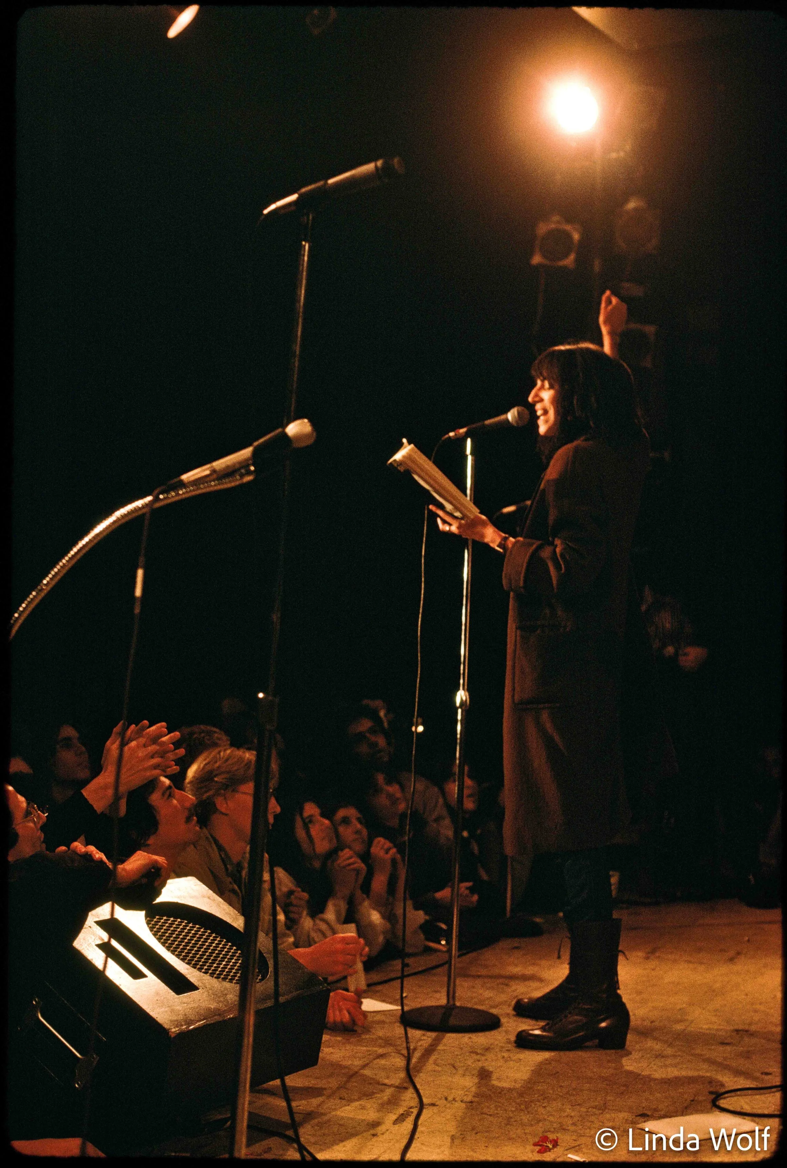 Patti Smith reading at Roxy_1976.jpg