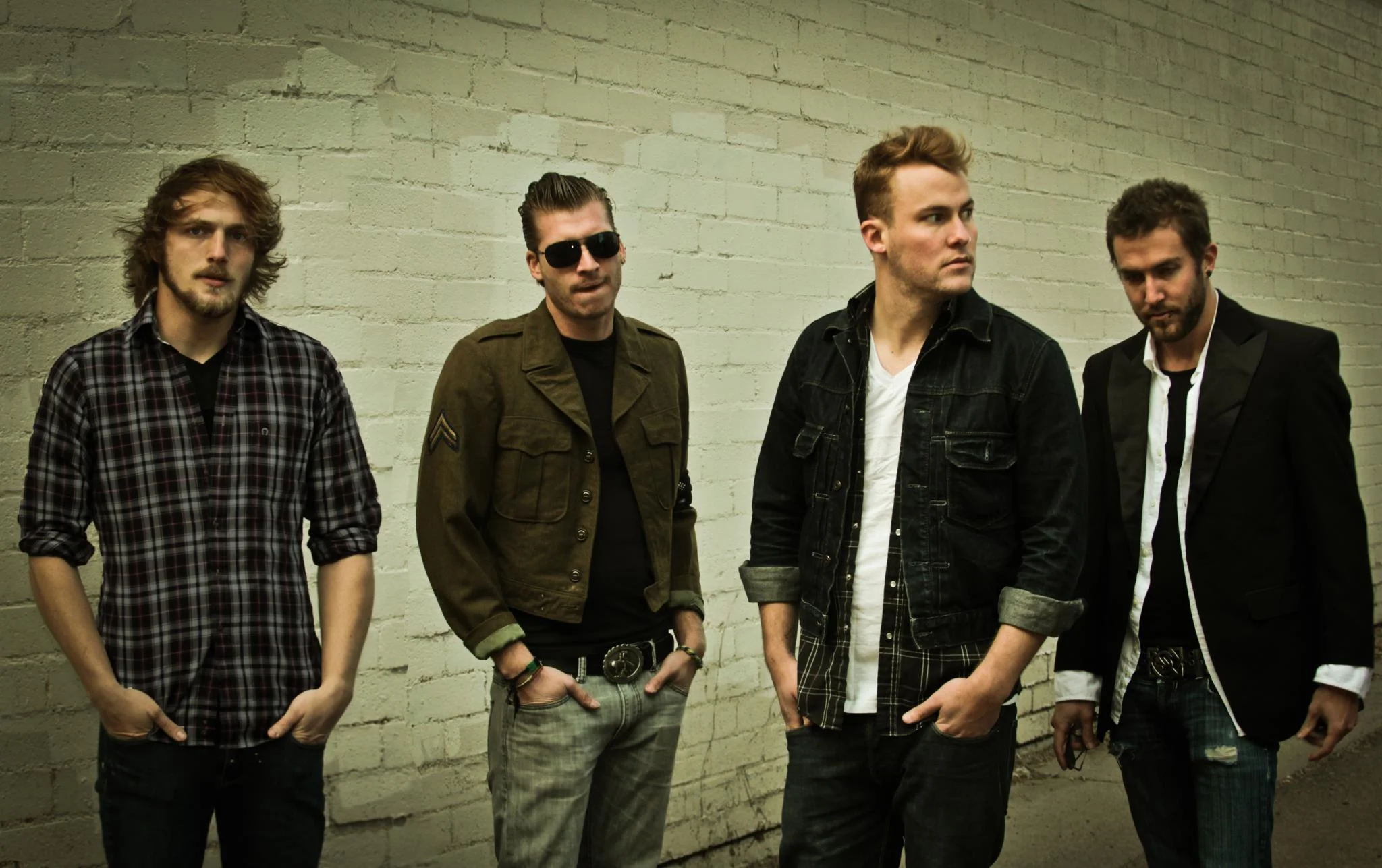 Nathan with his band Fight The Quiet
