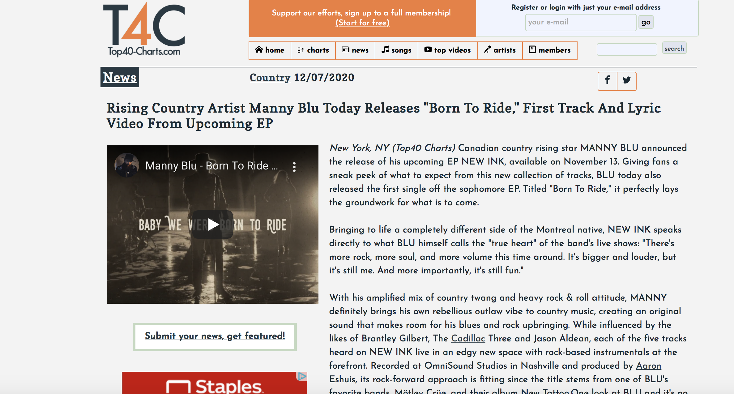 Top 40 Charts 