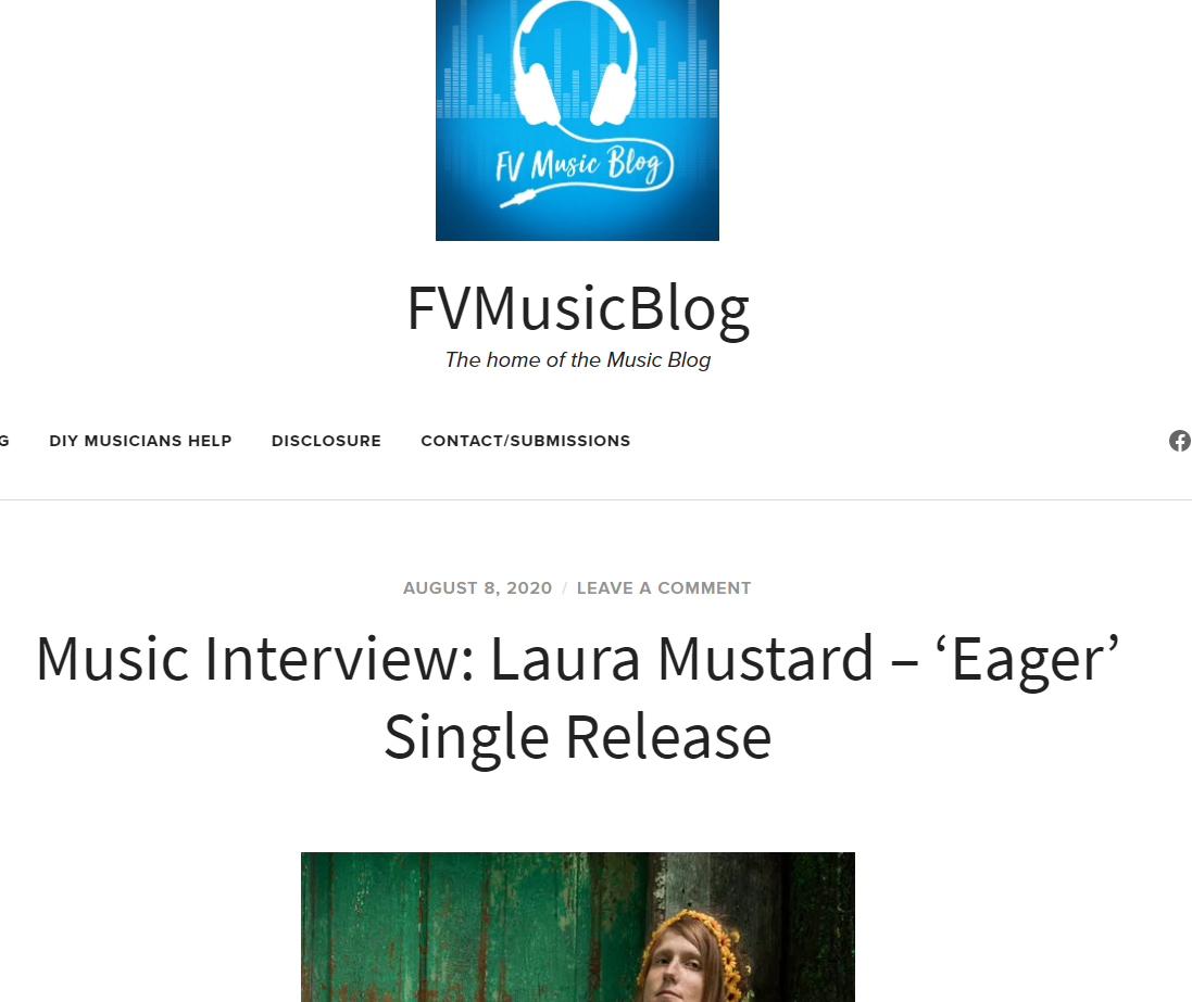 Music Interview: Laura Mustard - "Eager" Single Release
