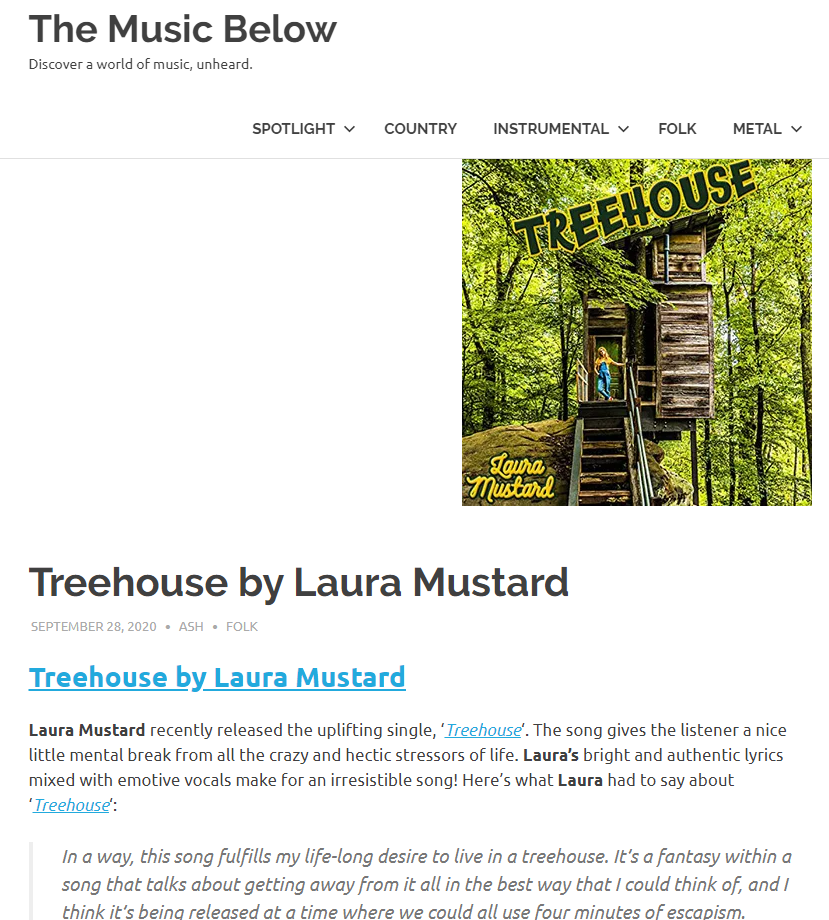 Treehouse by Laura Mustard