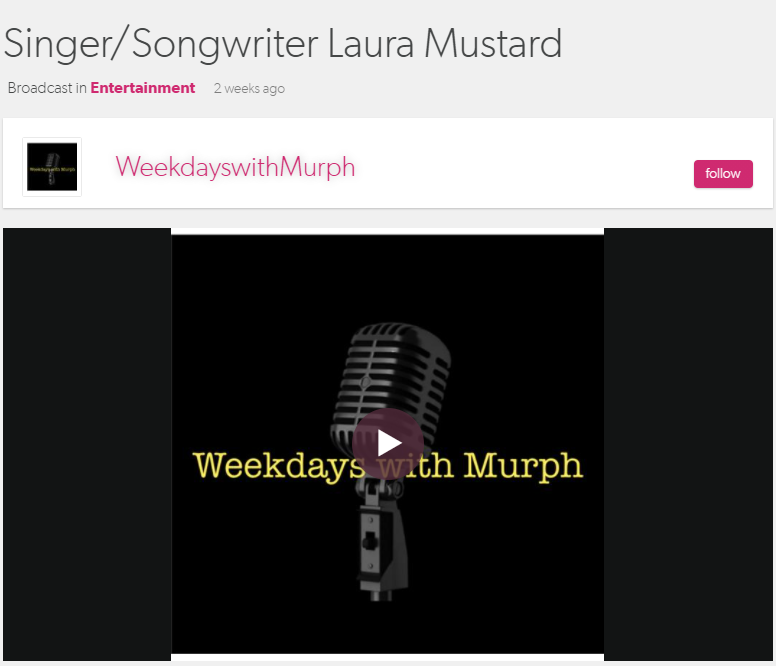 Singer/Songwriter Laura Mustard