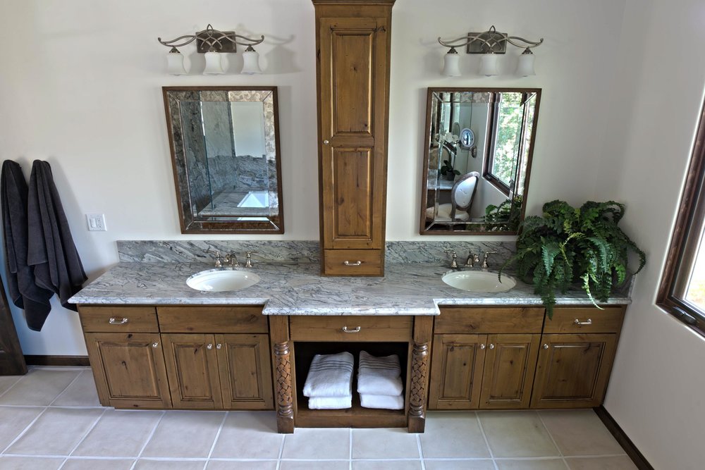 Mediterranean Custom Master Bathroom