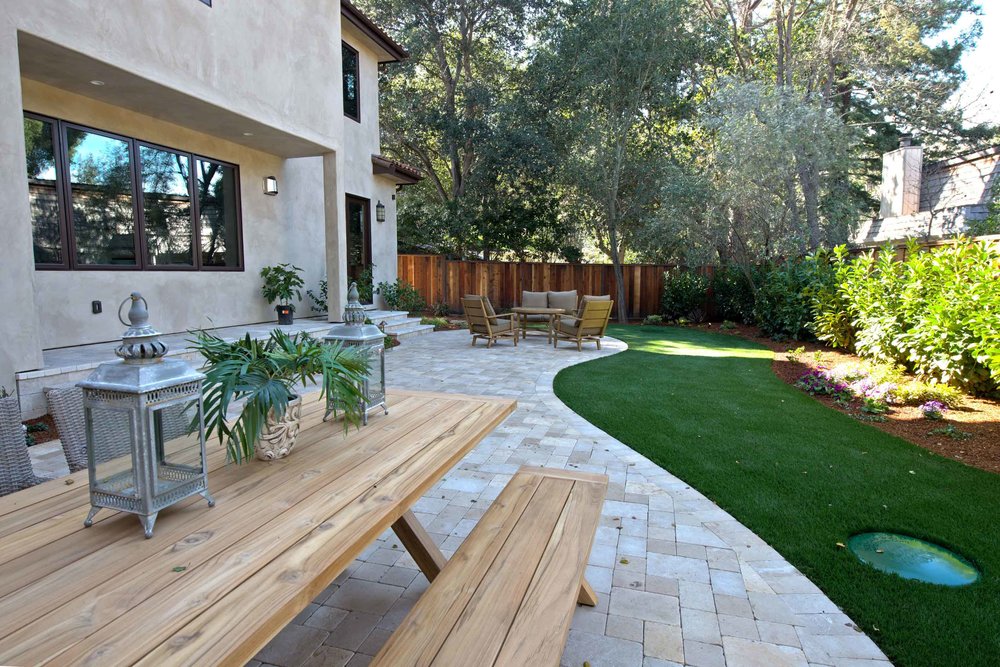 Mediterranean Custom Back Yard