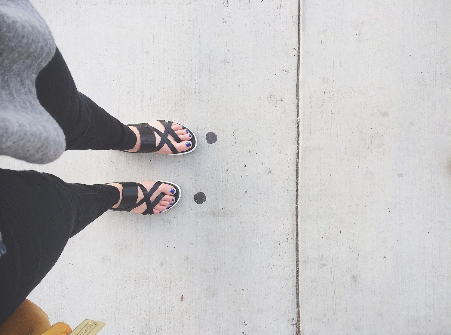 white mountain canal sandal , still full price on their website. SImilar options by dolce vita here , and alexander wang here . 