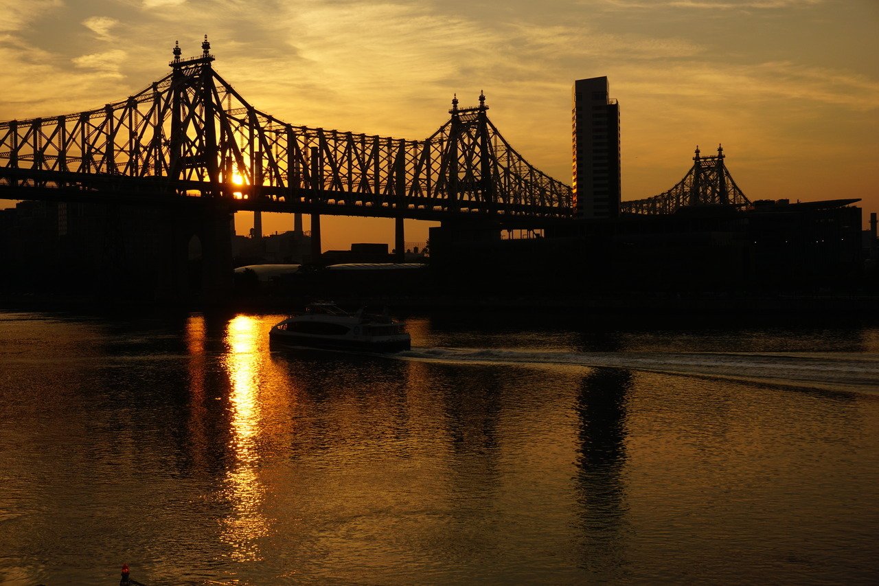 Golden Sunrise at The 59th Street Bridge NYC.jpg