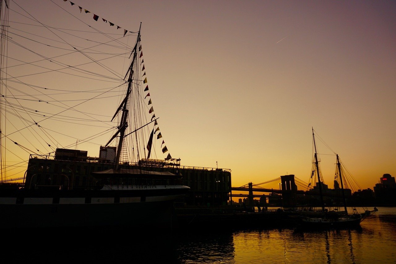 golden pink sunrise at south street seaport.jpg