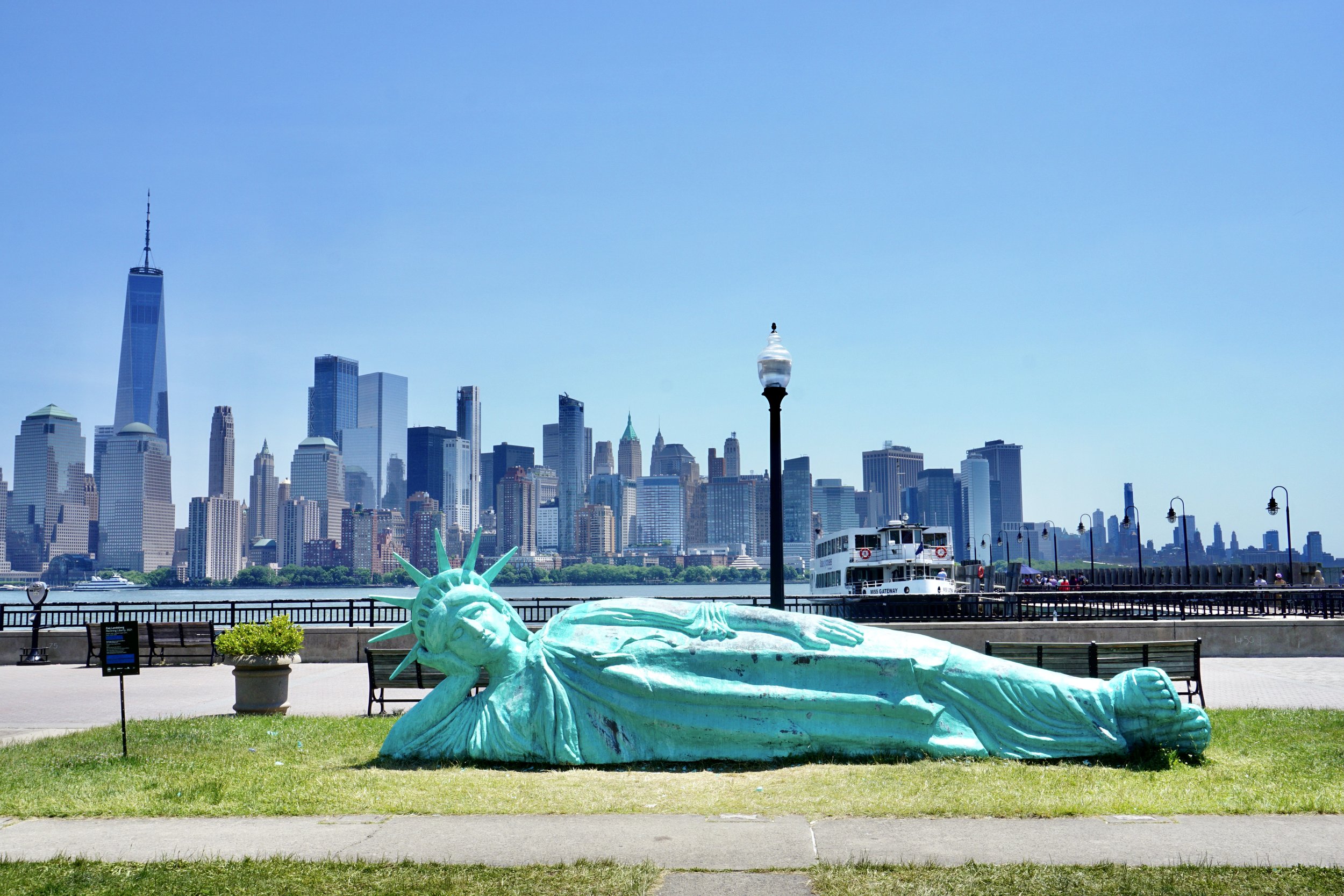 Reclining Lady Liberty