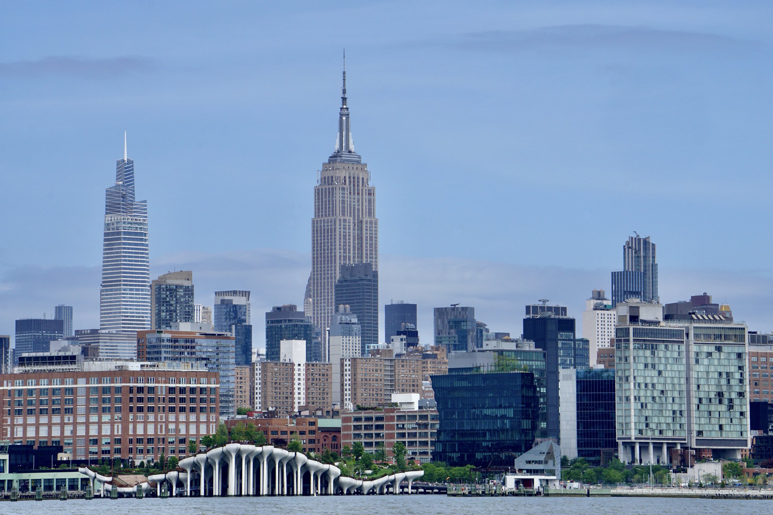 Skyline Views over Hudson River