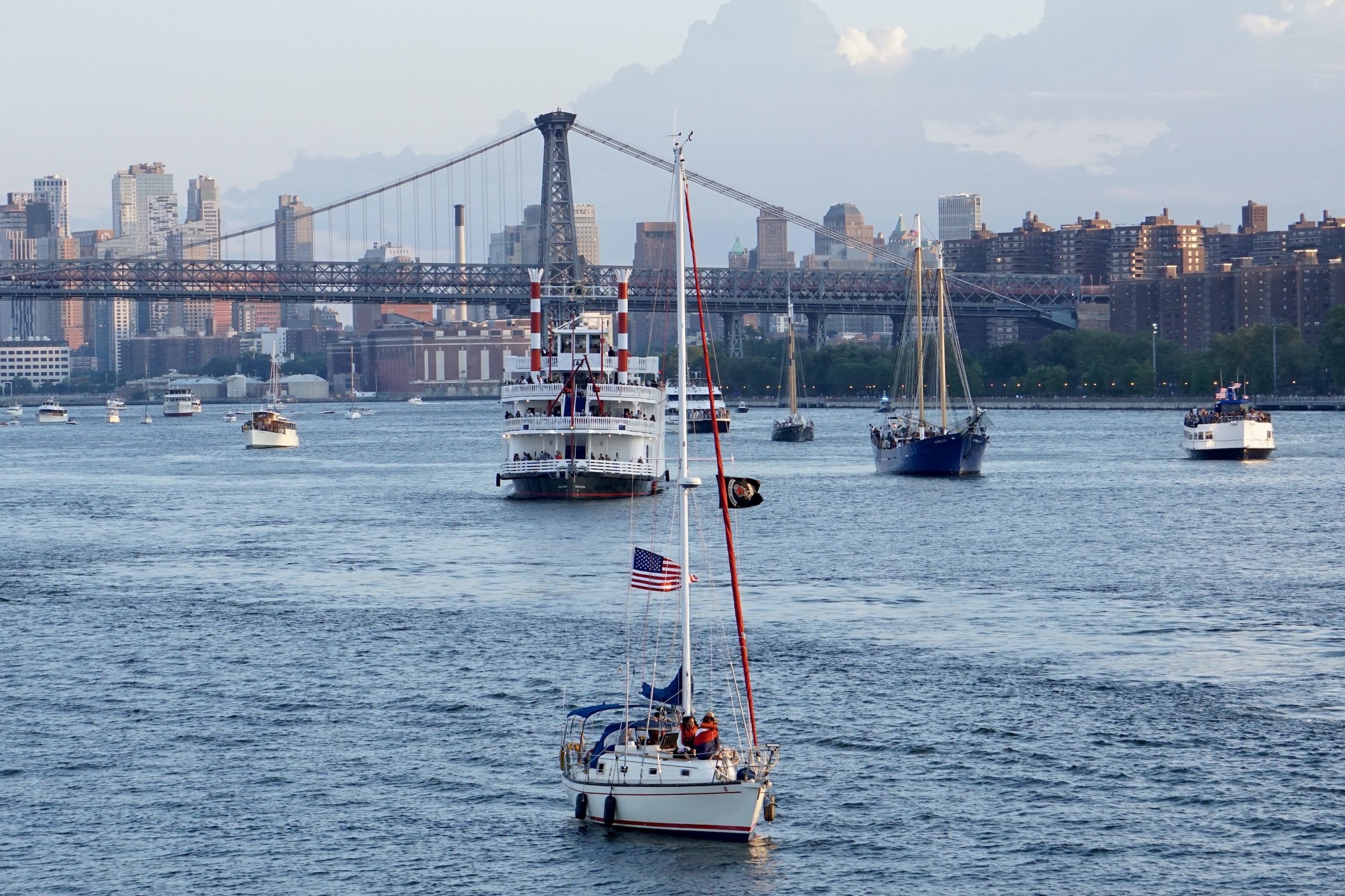 4th of July at The Williamsburg Bridge