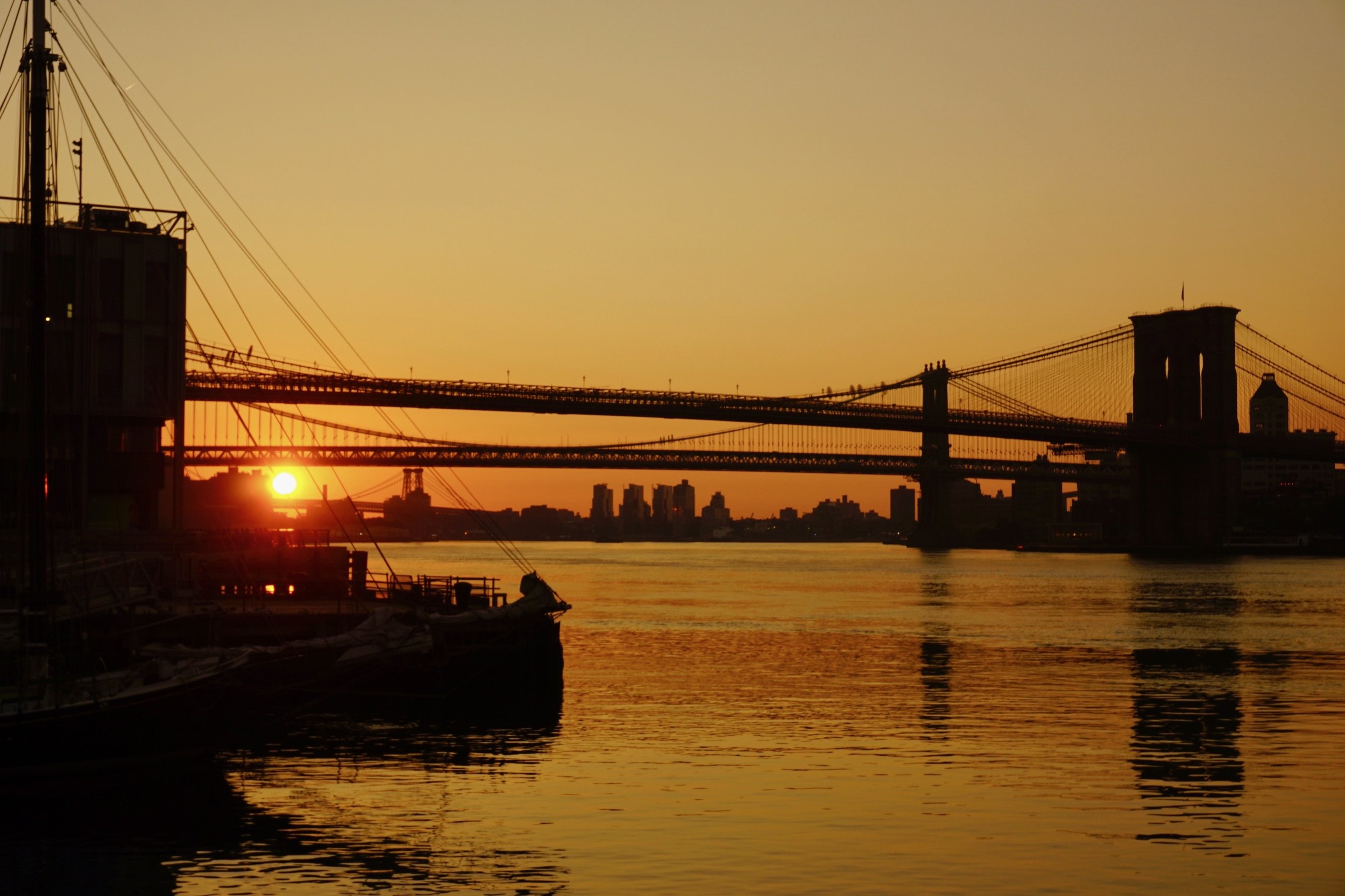 Golden Sunrise over NYC