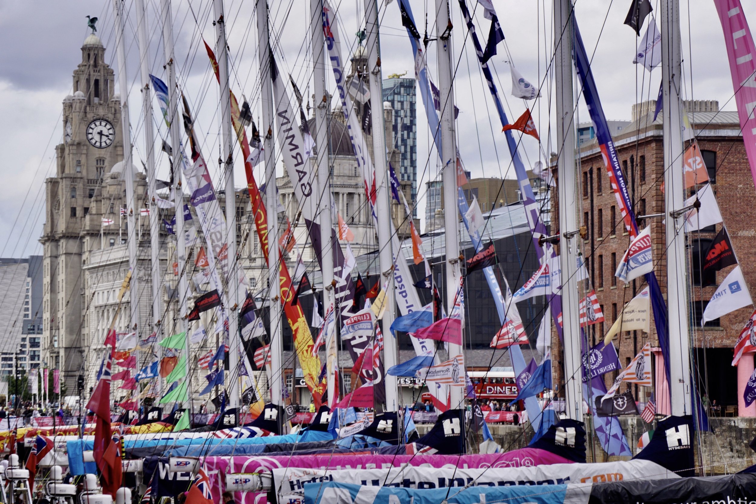 Clipper Race at The Liver Building