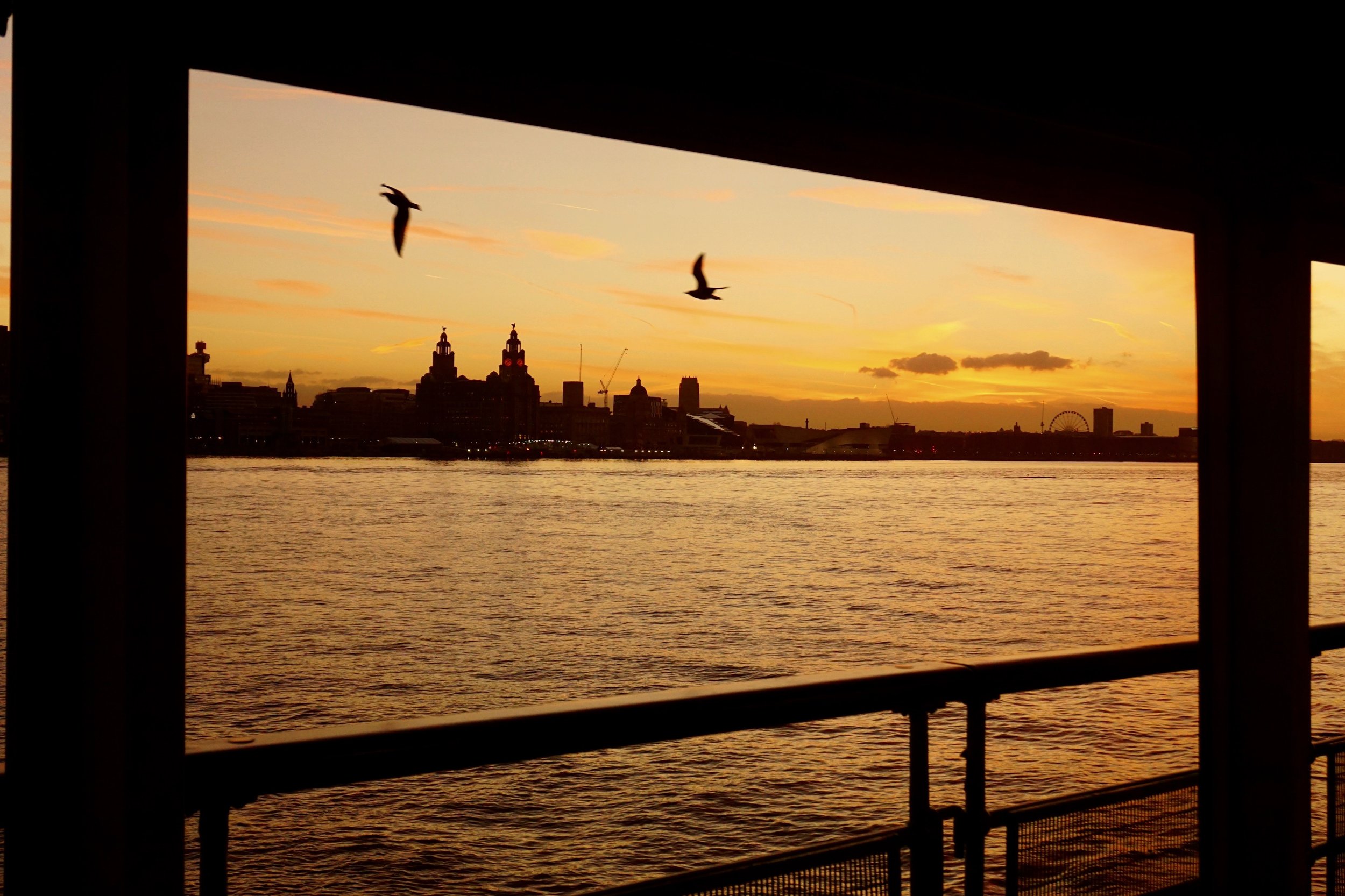 Sunrise over The Mersey