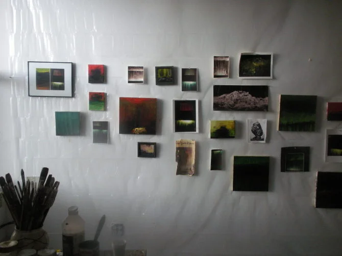   THE DELUGE: REFLECTIONS ON WAR   These works represent my reflections on war - reflection as a meditation on the disasters of war and as its counterpart, the appearance, the shadow of truth.  This series began during the first war with Iraq and con