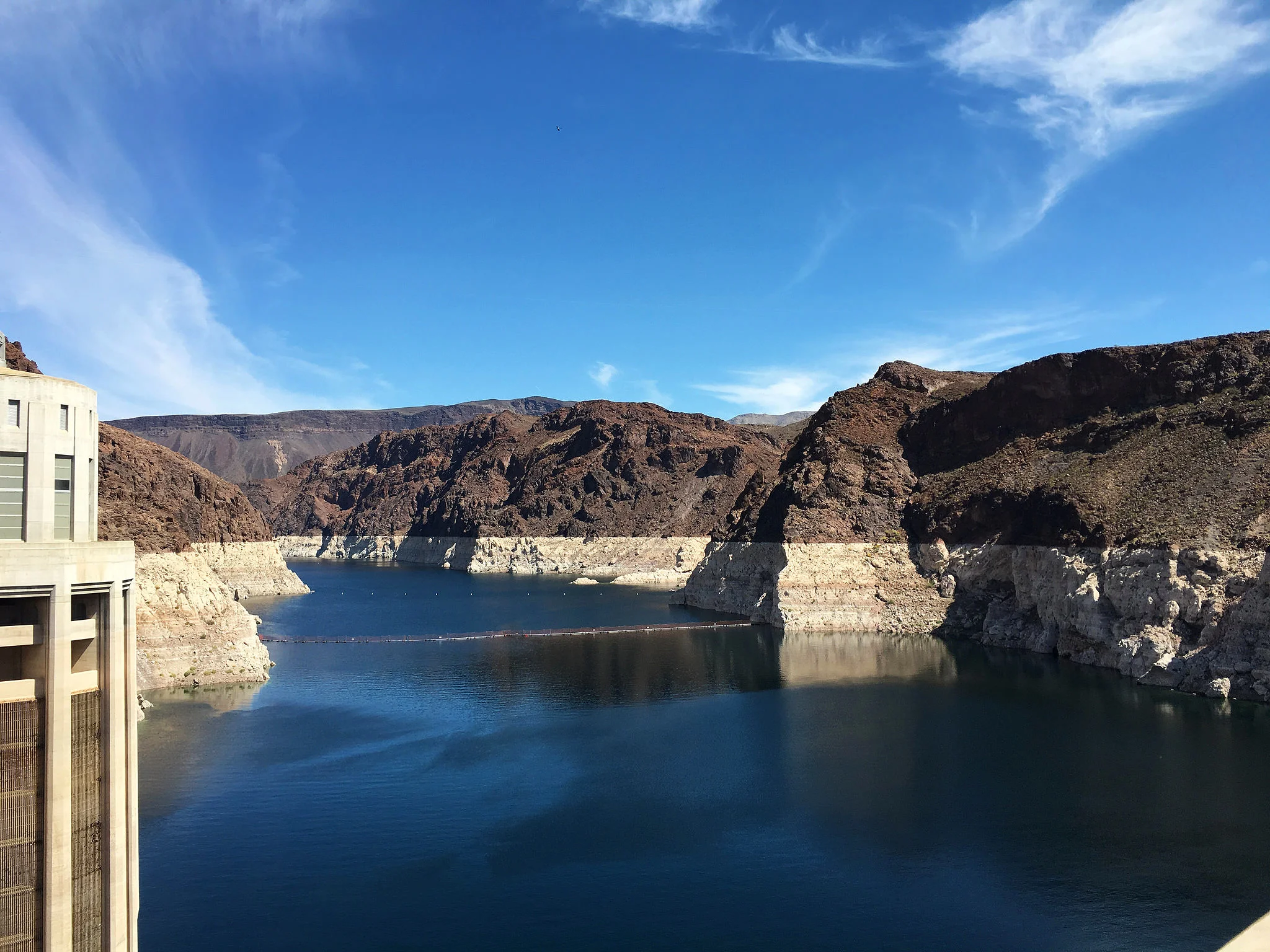 Standing on the Edge of the Hoover Dam