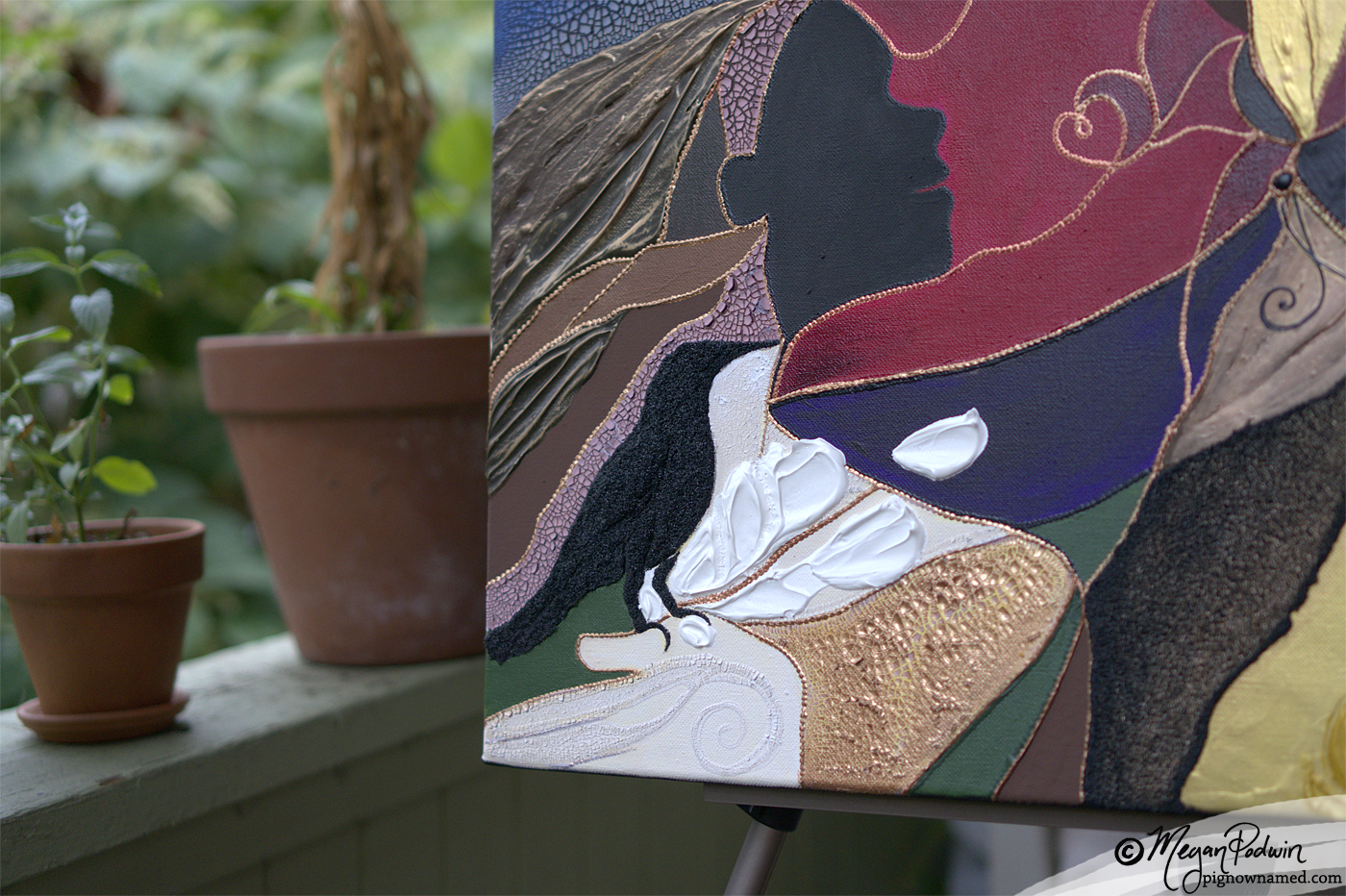 "Sylvia's Guardians" (bottom right detail)