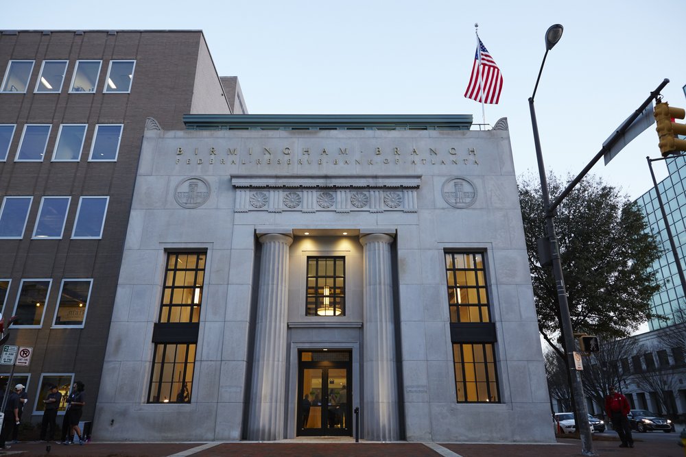  Featuring Downtown Birmingham Wedding Venue, The Historic Federal Reserve, on the Bustle Gowns blog. 