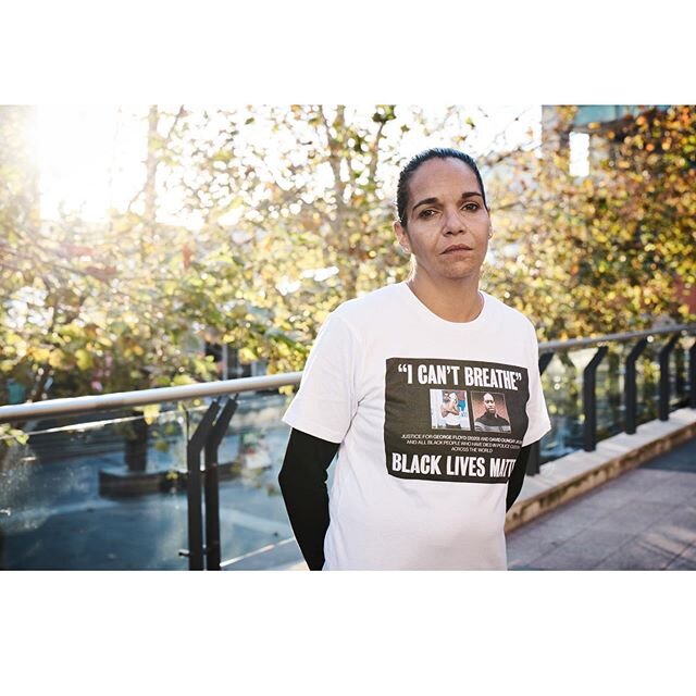Yesterday morning I photographed Christine Dungay for @primer_au

Christine is sister to David Dungay, a 26-year-old Dunghutti man who was killed in custody in 2015, whilst uttering the words &quot;I can&rsquo;t breathe&rdquo; 12 times. At the time, 