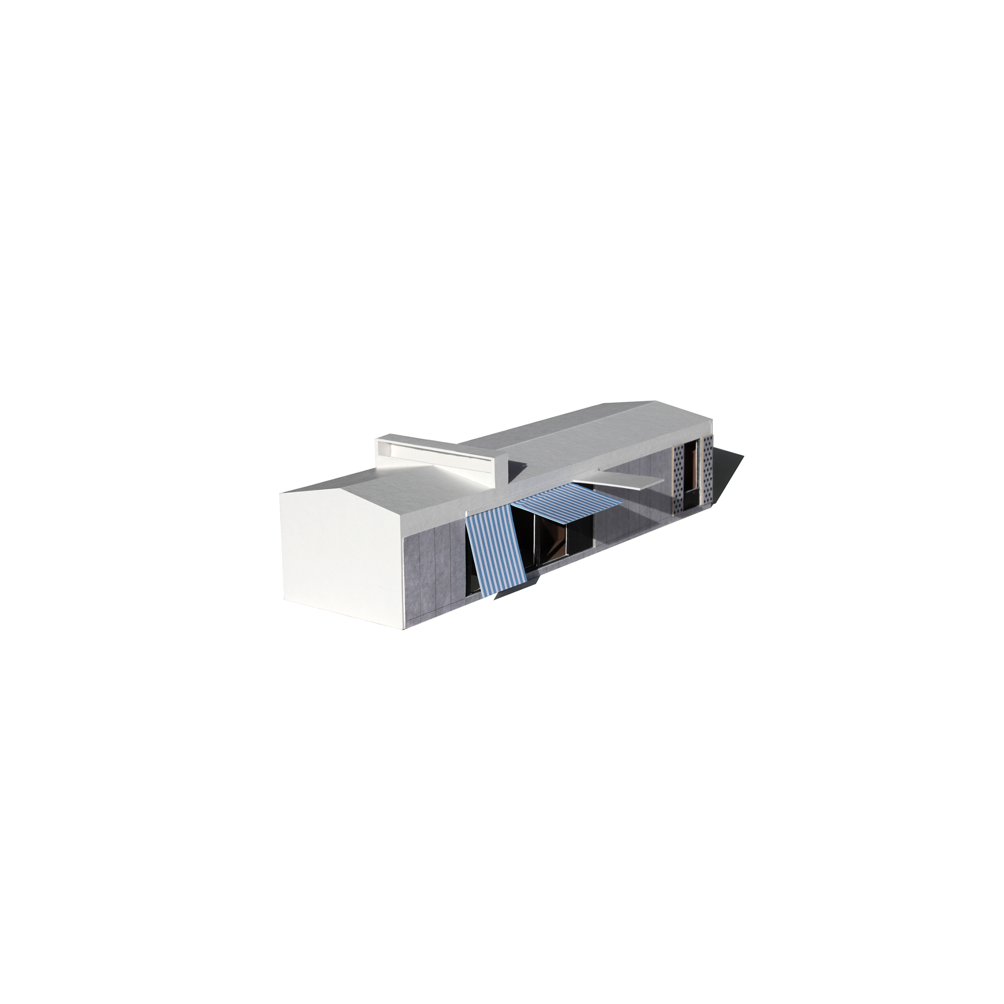 linear haus - living room end