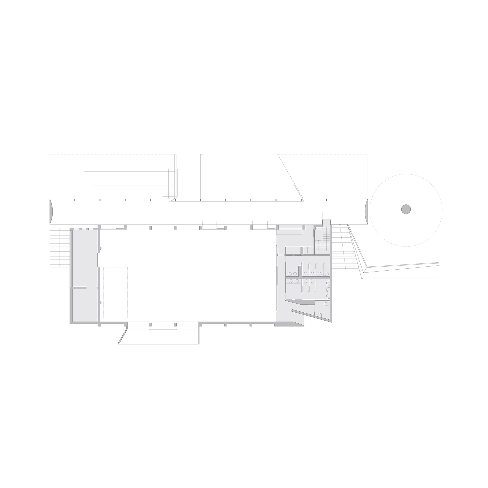 upper floor- music hall and pavilion