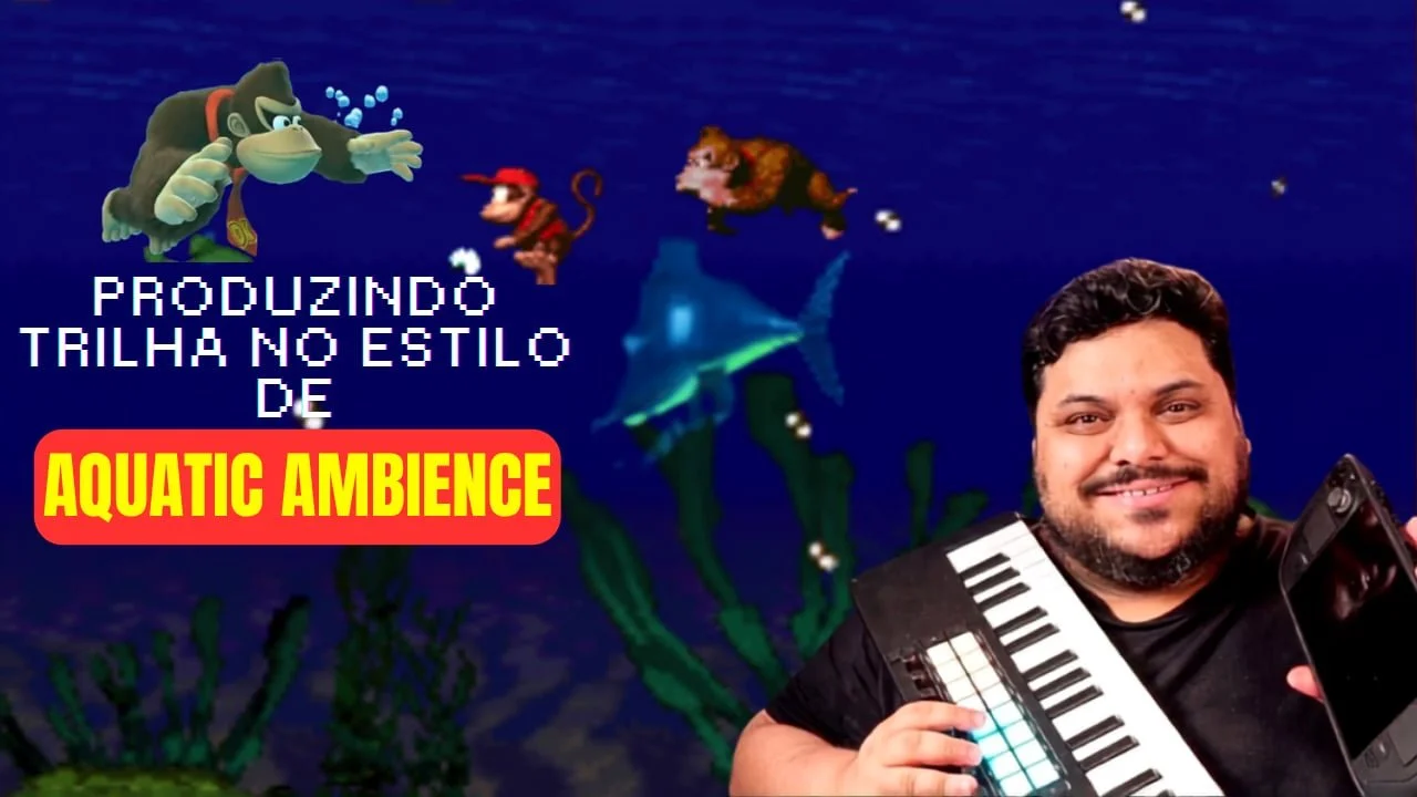 Criando trilha no estilo de donkey kong aquatic ambience