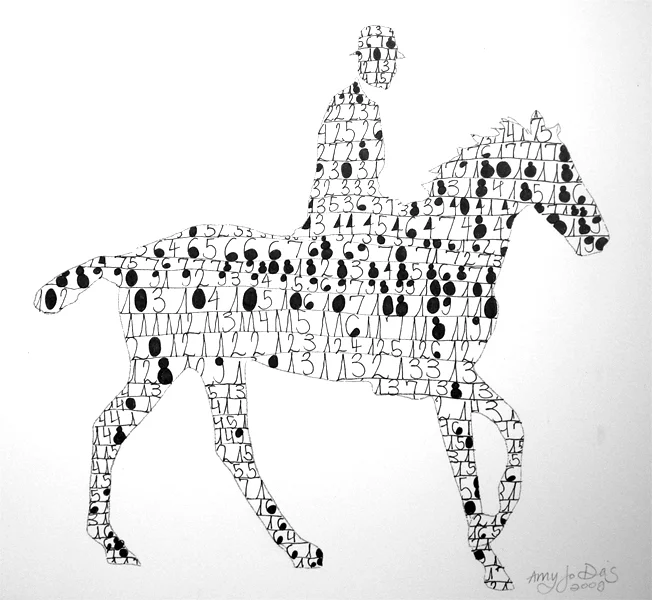 AMY JO DIAZ • SUMI INK DRAWING