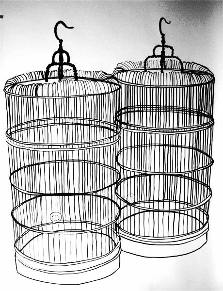 AMY JO DIAZ • SUMI INK DRAWING